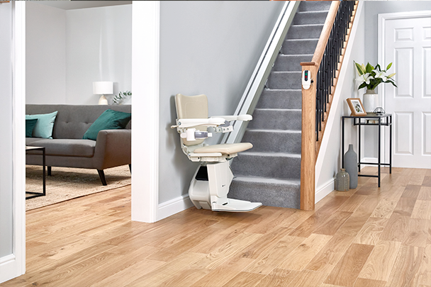 Mobility Scotland - Stairlifts Dundee st1 Mobility Scotland - 1100 Straight Stairlift by Handicare